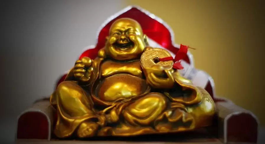 Vill Gléck Amulett - laachen Buddha